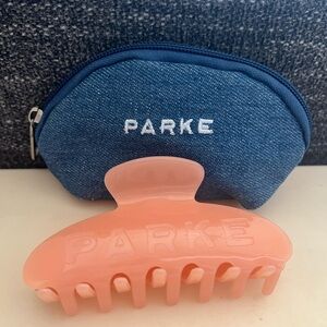 Parke Hair Clip with Denim Blue Pouch